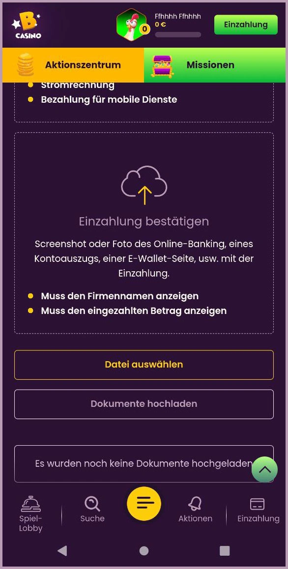 Bizzo CasinoRegistrierung und Verifizierung – Konto bestätigen für neue Spieler