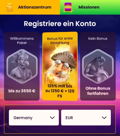 Willkommensbonus für Casinospieler bei Bizzo Casino