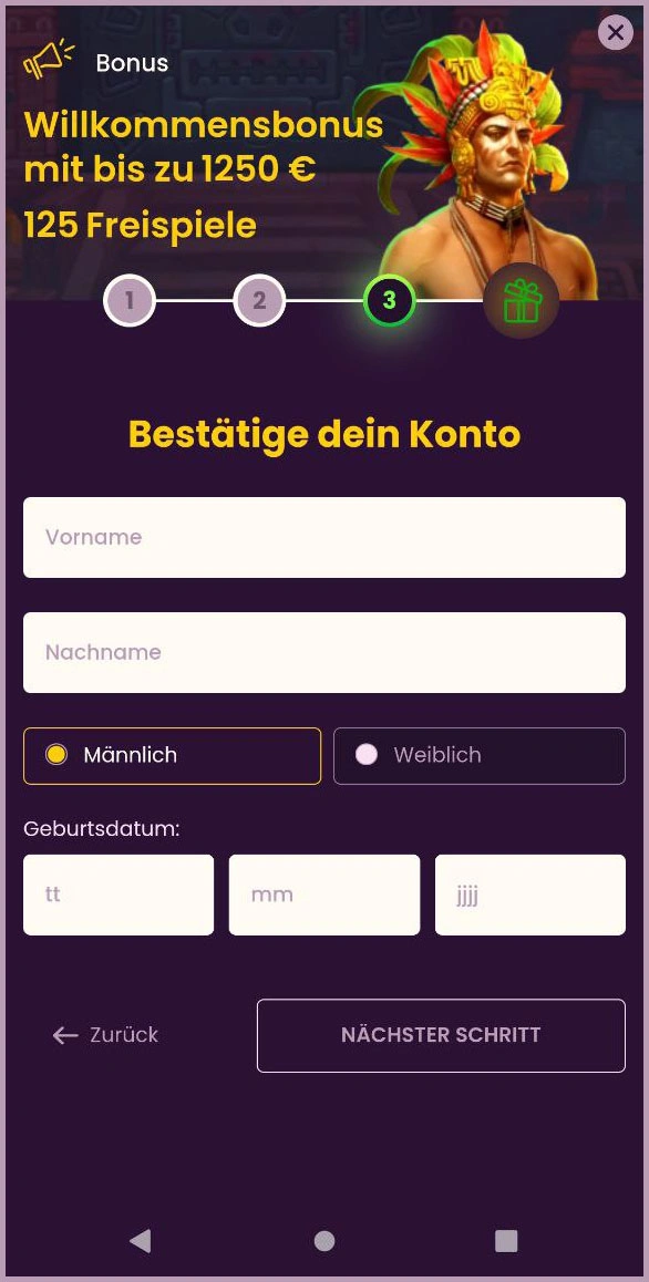 Konto-Registrierung und Einzahlungsmethoden bei Bizzo Casino